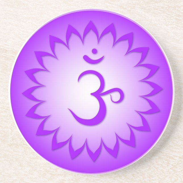 Dessous de verre Crown Chakra (Devant)