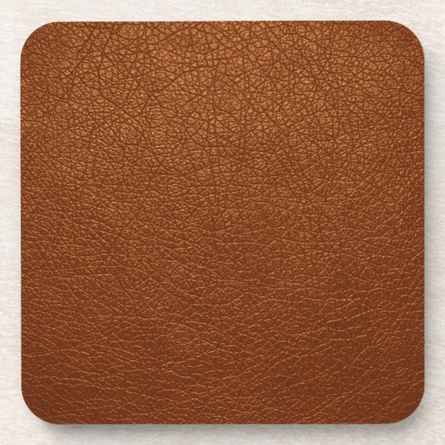 Dessous-de-verre Cuir Brown (Devant)