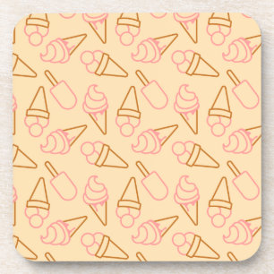 Dessous-de-verre Cuisine estivale avec contours de glace