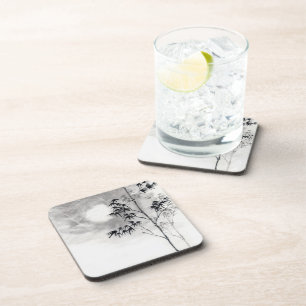 Dessous-de-verre Cuisine japonaise classique sumi-e peinture bambou