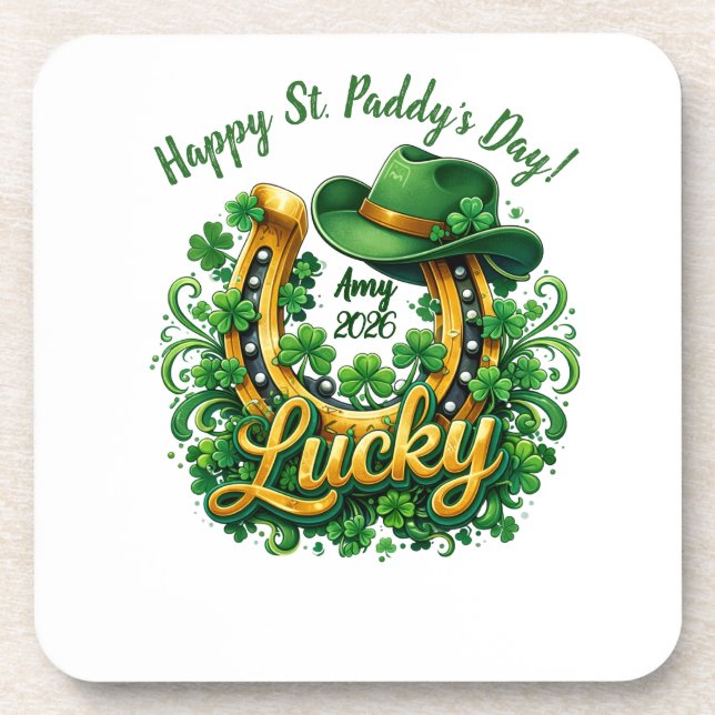 Dessous-de-verre Customizable St. Patrick's Day (Devant)