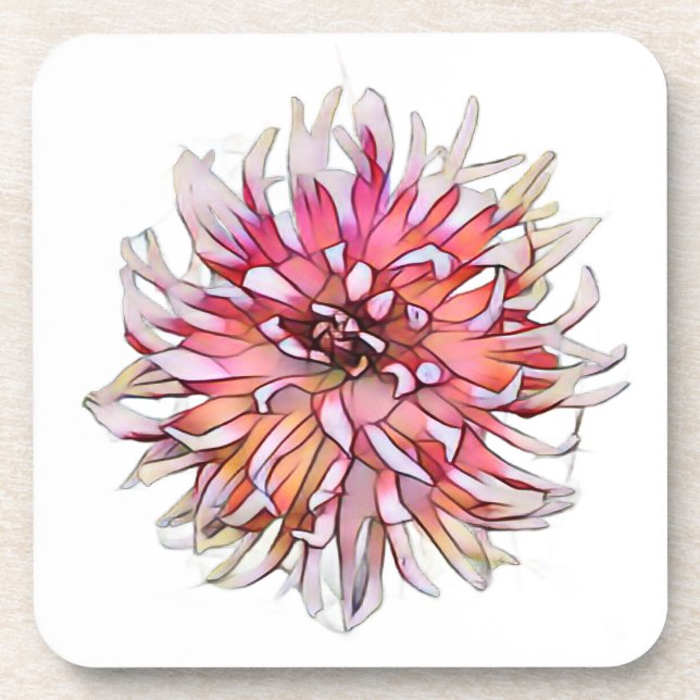 DESSOUS-DE-VERRE DAHLIA FLOWER (Devant)