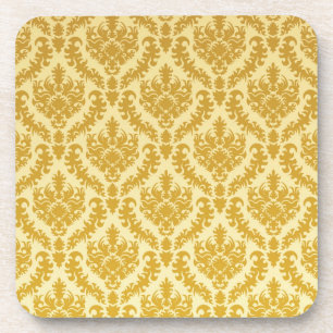 Dessous-de-verre Damassé d'or