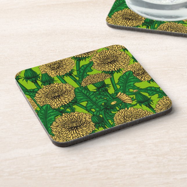 Dessous-de-verre Dandelions (Côté gauche)