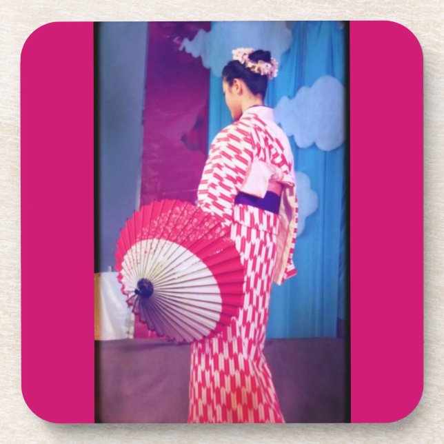 Dessous-de-verre Danse Geisha (Devant)