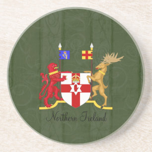 Dessous de verre d'armoiries de l'Irlande du Nord