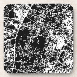 Dessous de verre d'art Abstrait noir et blanc