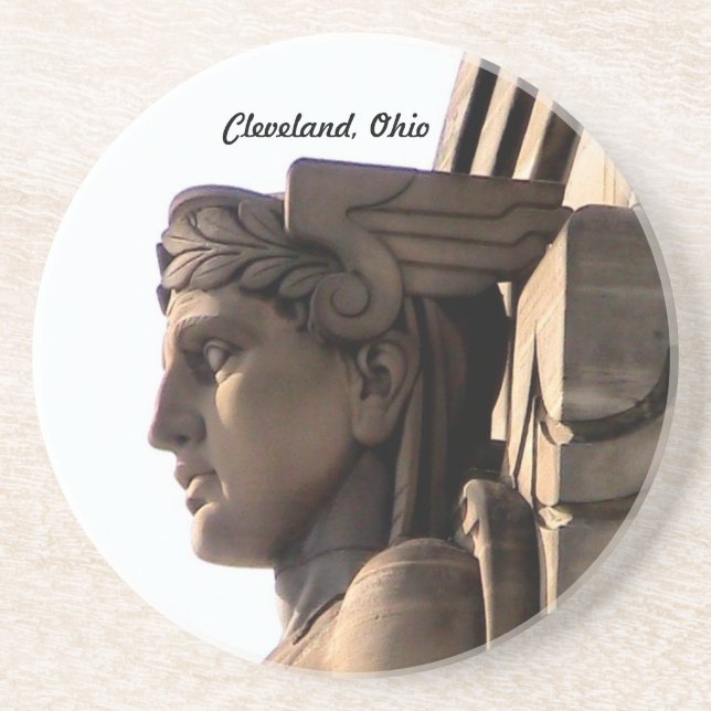 Dessous de verre d'art déco de pont (Cleveland) (Devant)