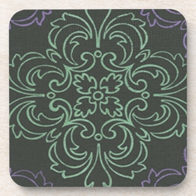 Dessous de verre d'art floral (Devant)