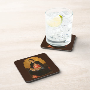Dessous de verre d'art Madonna et Enfants