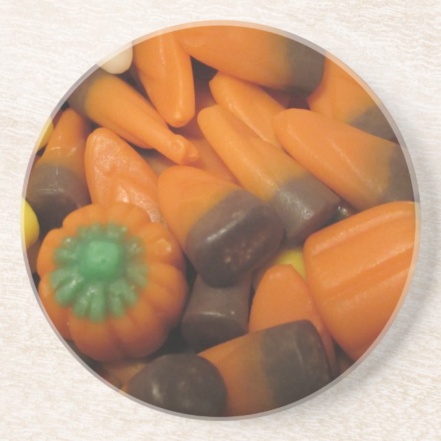 Dessous de verre d'automne Candy Corn (Devant)