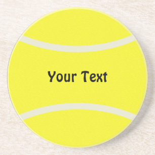 Dessous de verre de balle de tennis