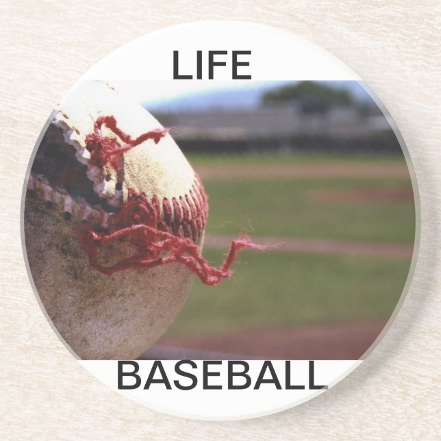 Dessous de verre de base-ball (Devant)