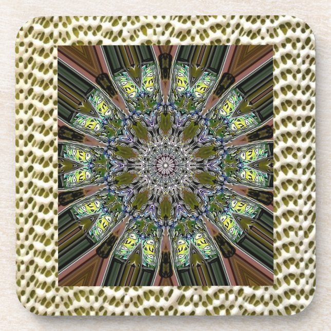 Dessous de verre de Bohême- Design 2 (Devant)