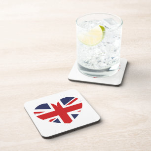 Dessous de verre de boisson du drapeau britannique