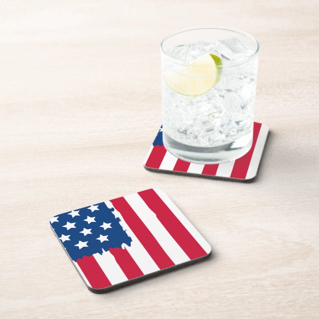 Dessous de verre de boisson patriotique (Côté Droit)