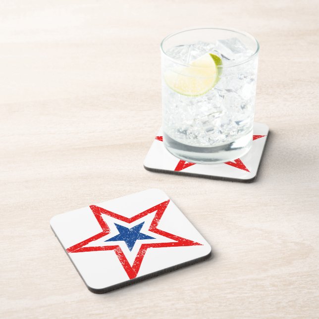 Dessous de verre de boisson Star Patriotique (Côté Droit)