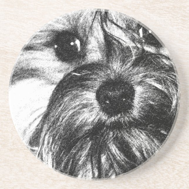 Dessous de verre de boissons de grès (Devant)