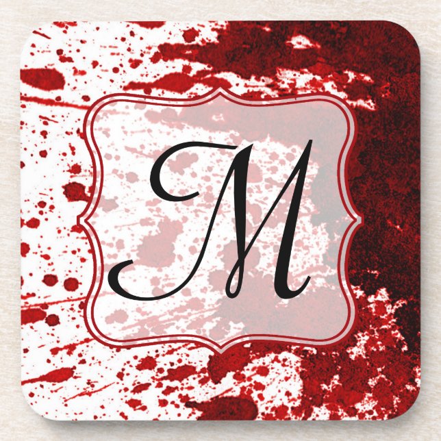 Dessous de verre de boissons de monogramme de (Devant)