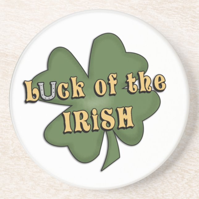 Dessous de verre de boissons de shamrock (Devant)