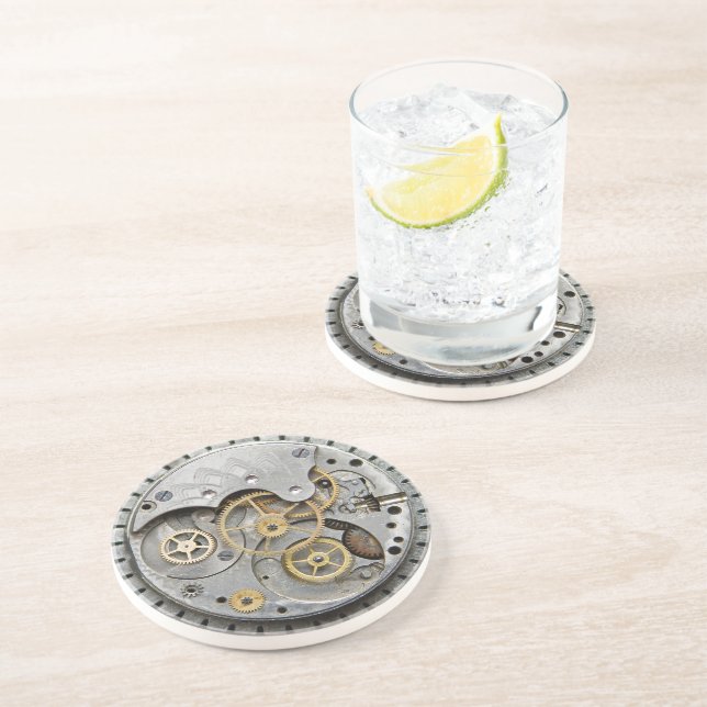 Dessous de verre de boissons de SteamPunk (Côté)