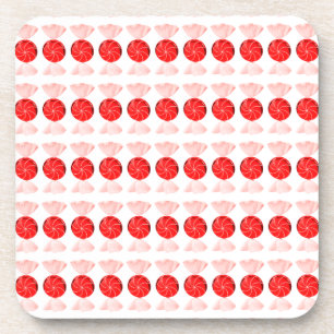 Dessous de verre de bonbons rouges (A Set of 6)
