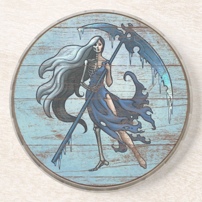 Dessous de verre de bouclier de Viking - Hel (Devant)