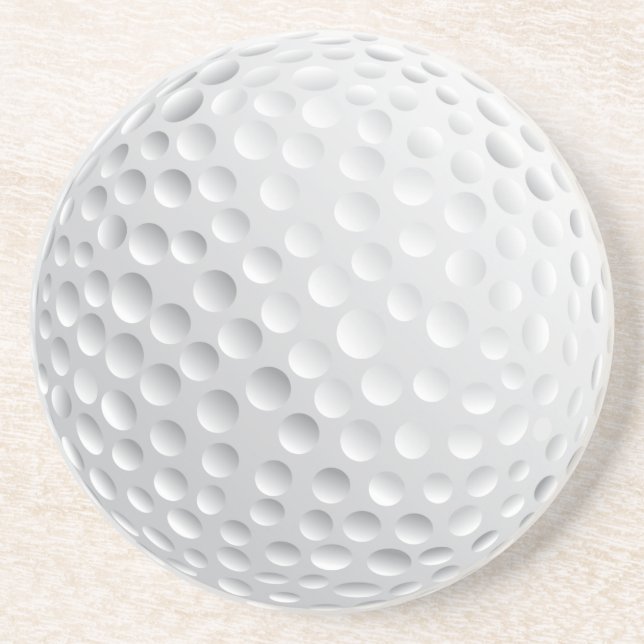 Dessous de verre de boule de golf (Devant)