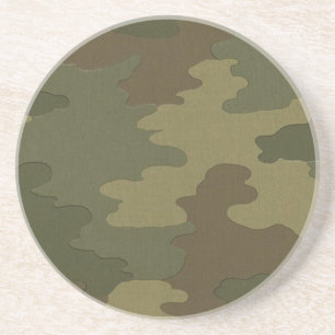 Dessous de verre de camouflage foncé