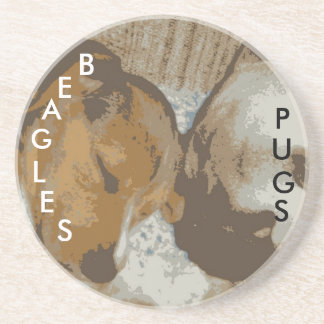 Dessous de verre de carlin et de beagle