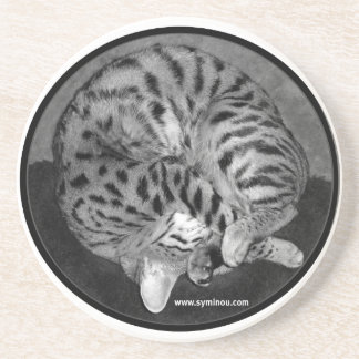 Dessous de verre de chat de la savane