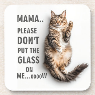 Dessous de verre de chats amusants - Dessous de ve