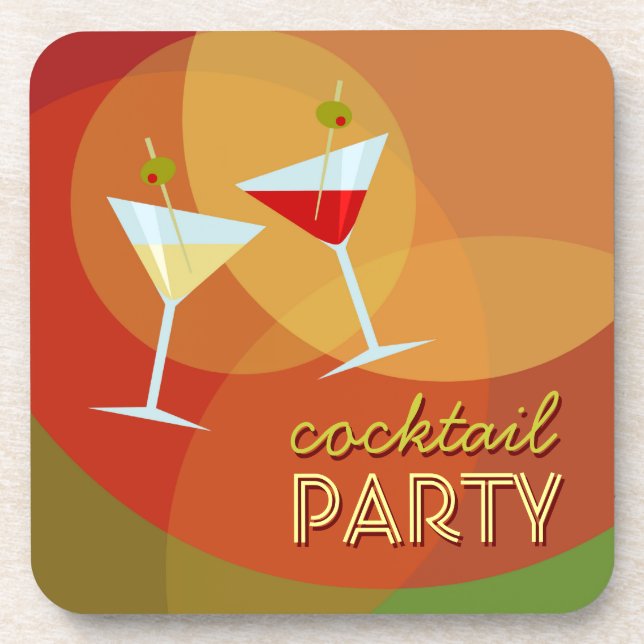 Dessous de verre de cocktail (Devant)