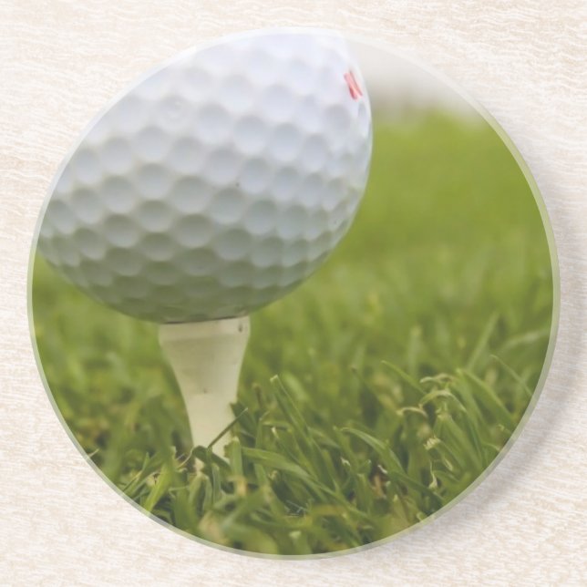 Dessous de verre de conception de tee de golf (Devant)