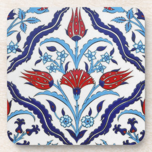 Dessous de verre de Cork d'Iznik
