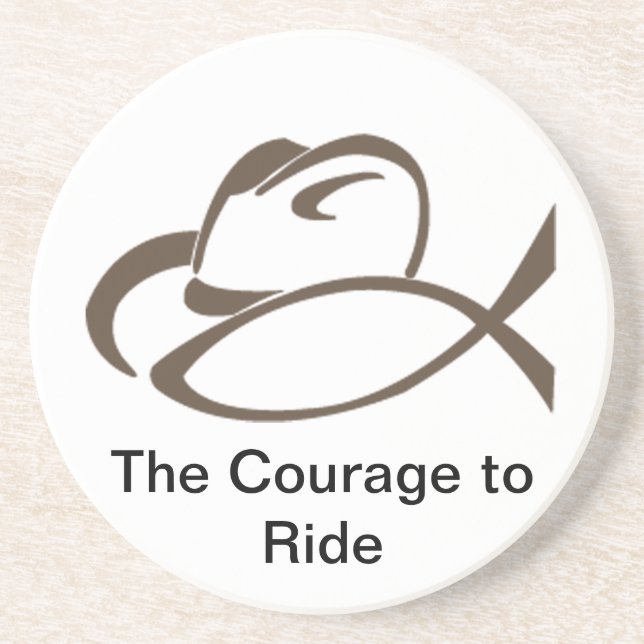 Dessous de verre de cowboy (Devant)