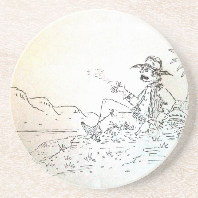 Dessous de verre de cowboy de Smokin (Devant)