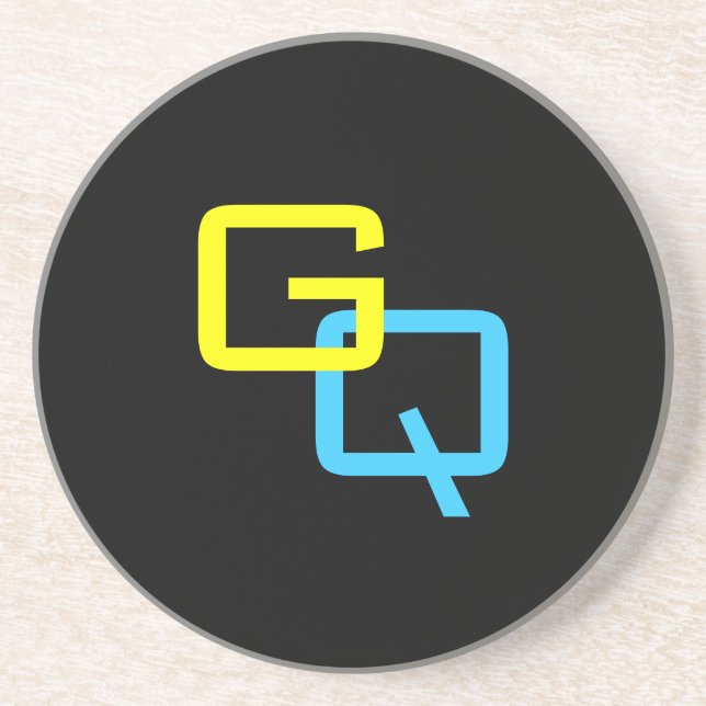 Dessous de verre de ~ de monogramme de (Devant)