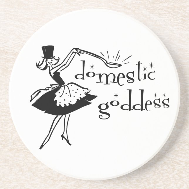 Dessous de verre de déesse domestique (Devant)