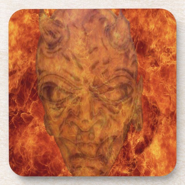 Dessous de verre de démon de feu (Devant)