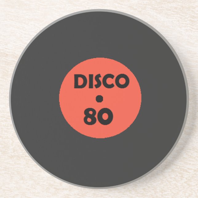 Dessous de verre de disque Gramophone - Retro Danc (Devant)