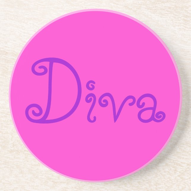 Dessous de verre de diva (Devant)