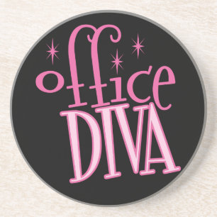 Dessous de verre de diva de bureau