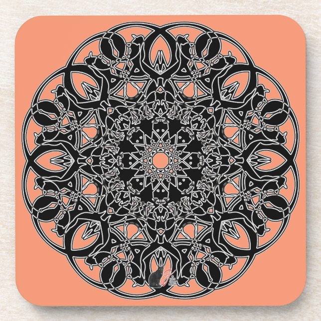 Dessous de verre de Dusk de Glyph octa quixotique (Devant)