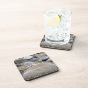 Dessous de verre de galets de plage