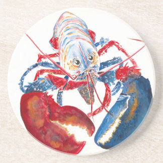 DESSOUS DE VERRE DE GRÈS DE HOMARD DE LIBERTÉ