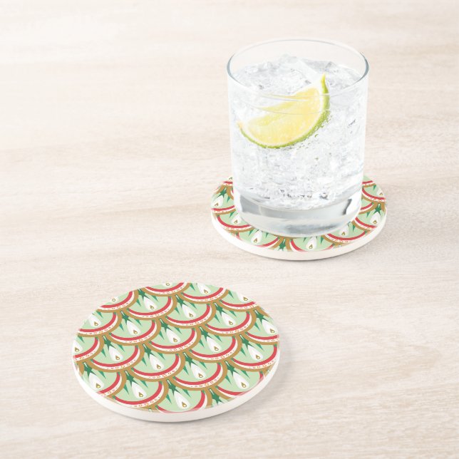 Dessous de verre de grès de la balance des dépôts (Côté)