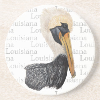 Dessous de verre de grès de Louisiana Pelican