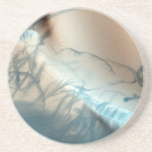 Dessous de verre de grès de Mars tatoué