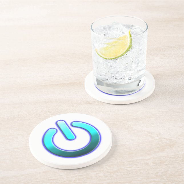 Dessous de verre de grès de puissance de Zer0 (Côté)